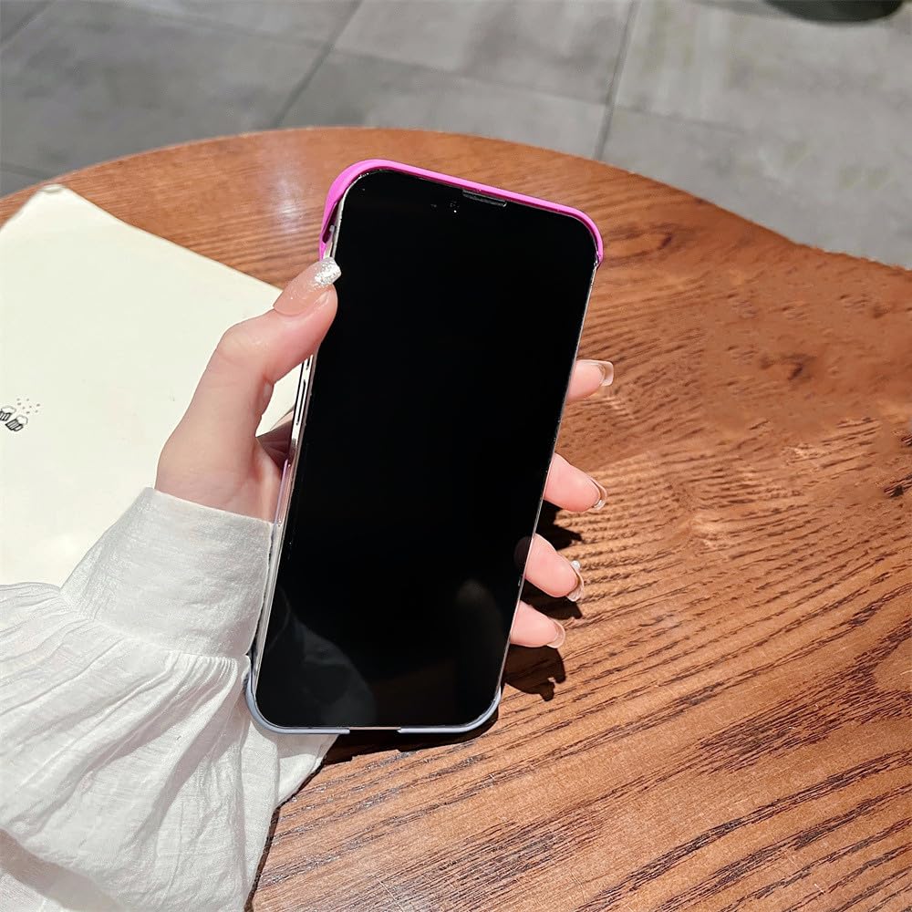 Amazon.co.jp: 高級グラデーションフレームレスケース iPhone 12 13 14